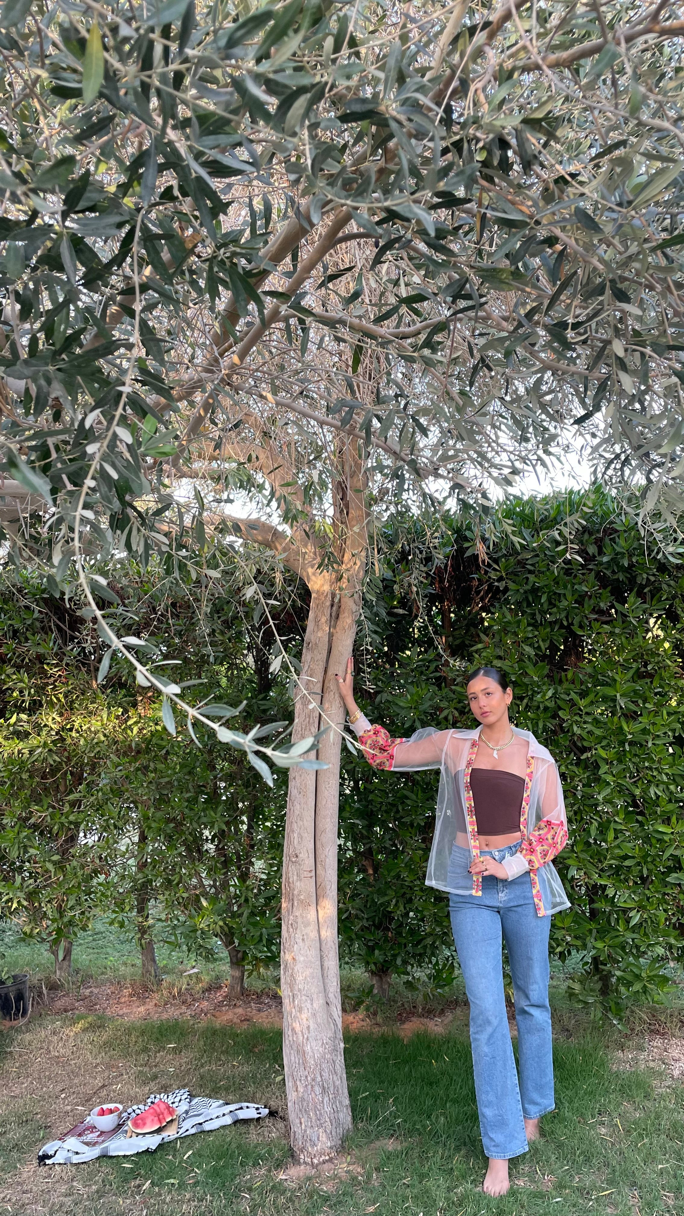 A Free Palestine - Embroidered Blouse