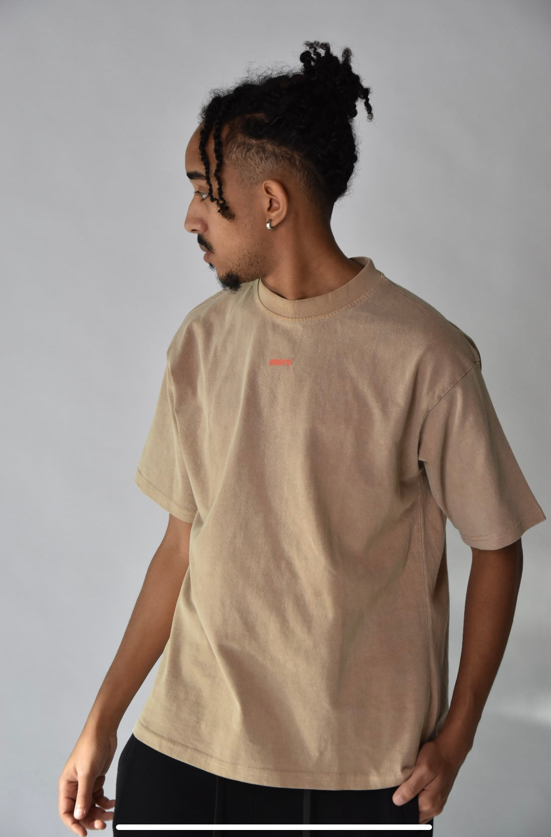 Mini Logo Tee camel & orange